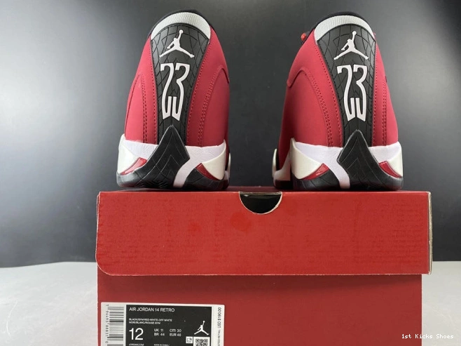 1st Kicks GYM JORDAN RED TORO AIR 14 RETRO 487471-006 0731